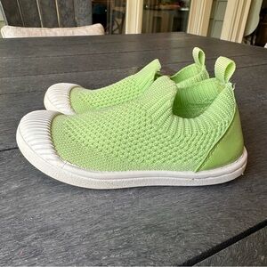 Cat & Jack Green and White Water Shoes Slip-On